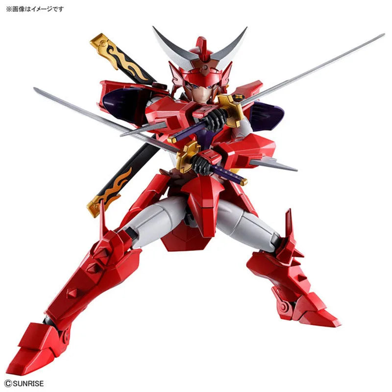 Bandai 30MF Yoroi Shin Den Samurai Troopers Model Kit Blazing Gai Anime Figures Action Figure Building Kit Toys For Boys Gift