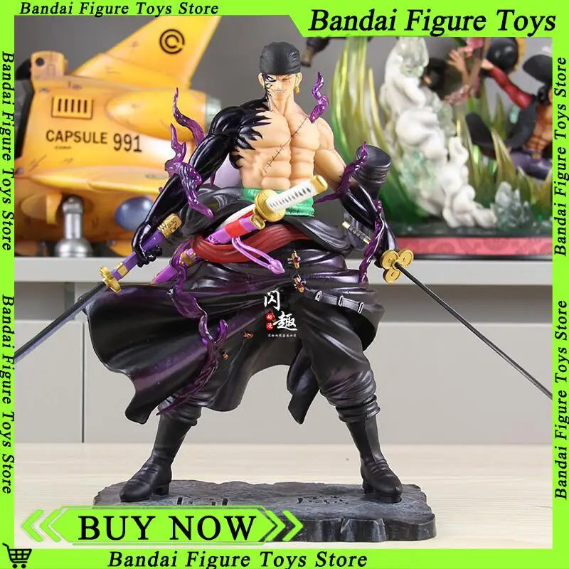 24CM One Piece Anime Figure Roronoa Zoro Action Figure Zoro Action Collection Figurines Gift Gk Toys Cartoon Model Birthday Gift
