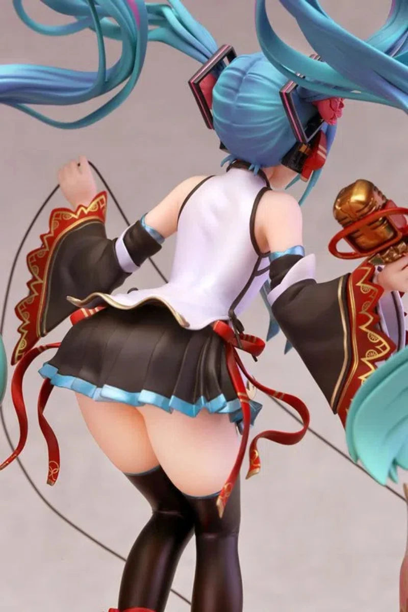 Concert Scene Hatsune Miku kawaii Standing posture Action Figure PVC Model statue Desk Decor Toys Doll Collection Gifts boxed