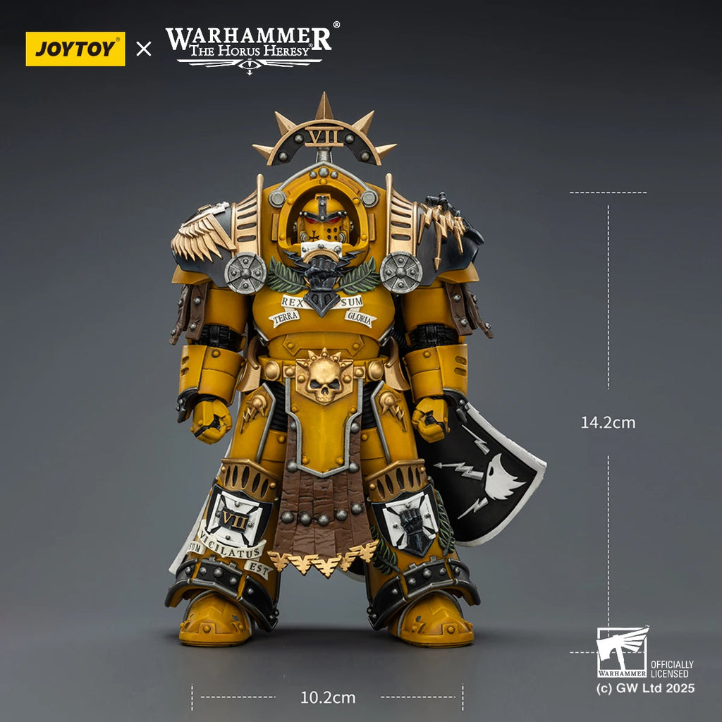 JOYTOY Warhammer 30K Imperial Fists Action Figure 1/18 Legion Praetor Librarian Consul Articulated Action Figurine Collect Toys