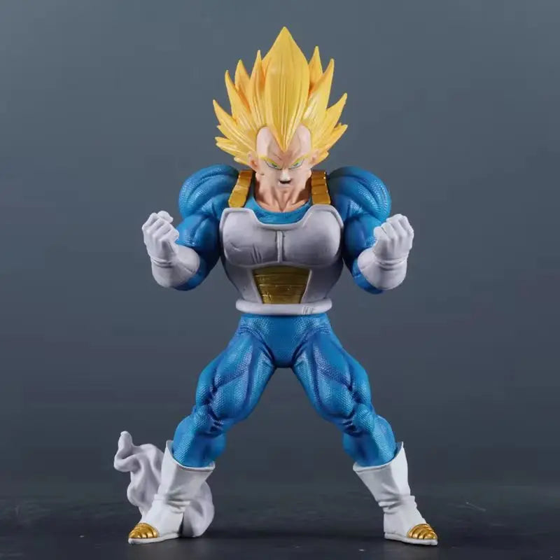 Dragon Ball Z Anime-Figur, 25 cm, Majin Practice Vegeta, PVC-Actionfigur, Sammlermodell, Spielzeug für Dekorationen und Geschenke