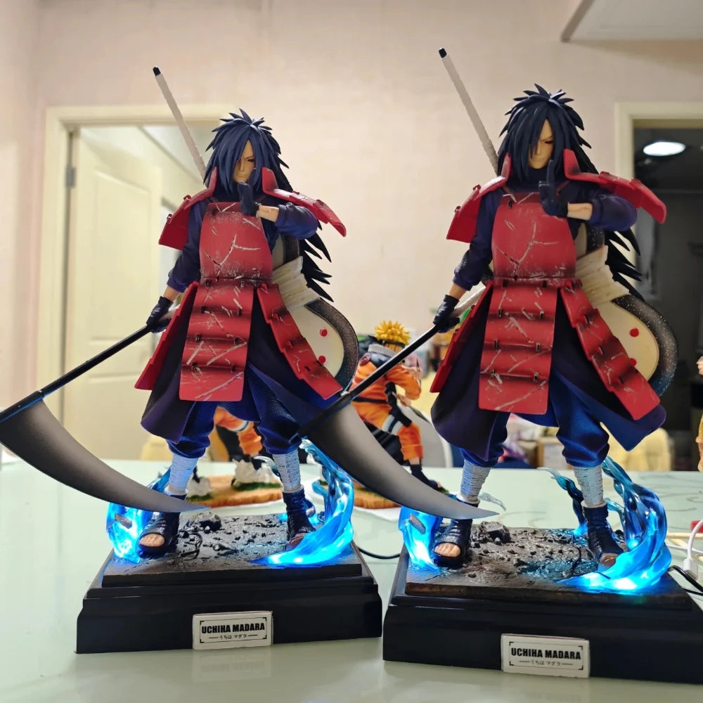 in stock 30cm NARUTO Uchiha Madara PVC Anime Character Model Figure Gifts Desktop Decorat Ornament Birthday toy gift for kids