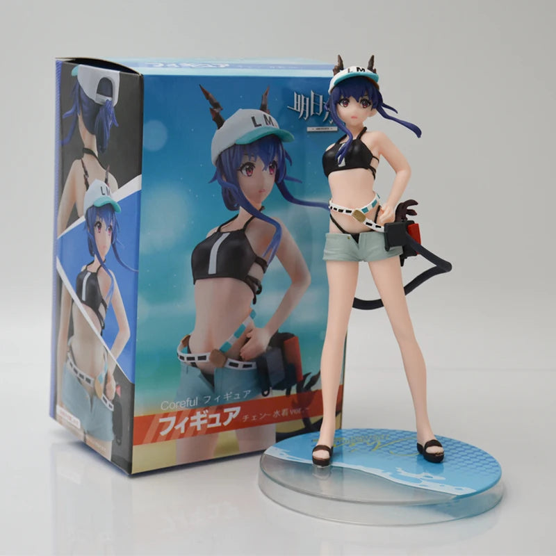 Arknights Logos Anime Game Figure Civilight Eterna/Wiš'adel Action Figure Lappland/Amiya/Texas Figure Collectible Model Doll Toy