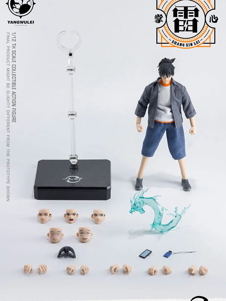 Keepgoing Toys 1/12 Collectible Anime The Outcast Zhang Chulang Feng Baobao Cloth Action Figure 6inch Workwear Soldier Gift Doll