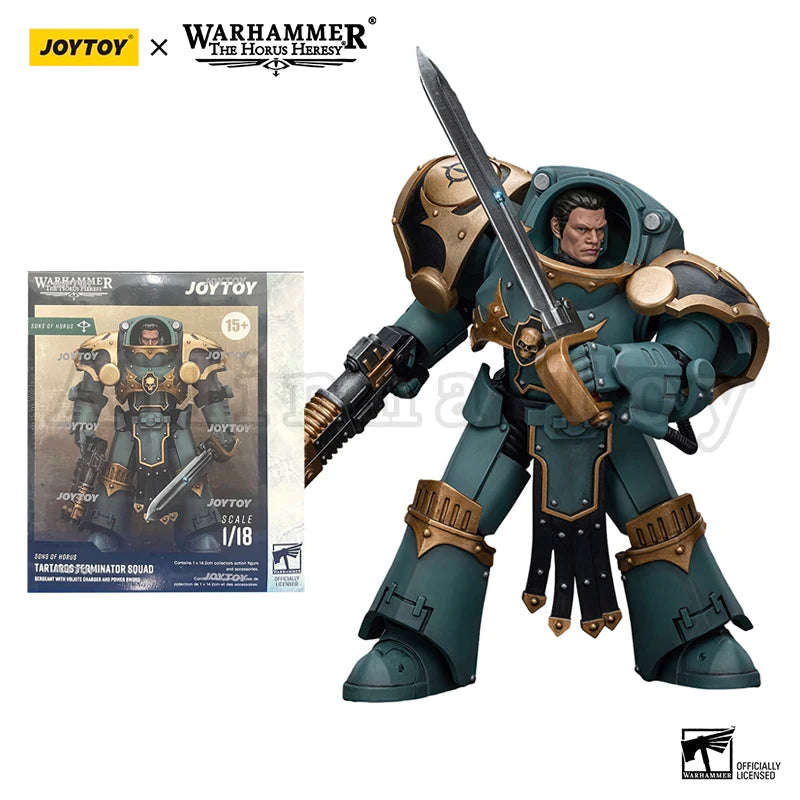 JOYTOY 1/18 Action Figure The Horus Heresy Sons of Horus Tartaros Terminator Squad Legion Praetor Anime Model Toy