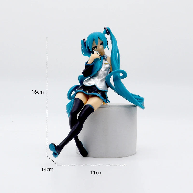 1 Piece Anime Hatsune Miku Action Figure Model Gifts Collectible Figurines for Kids 18-21cm