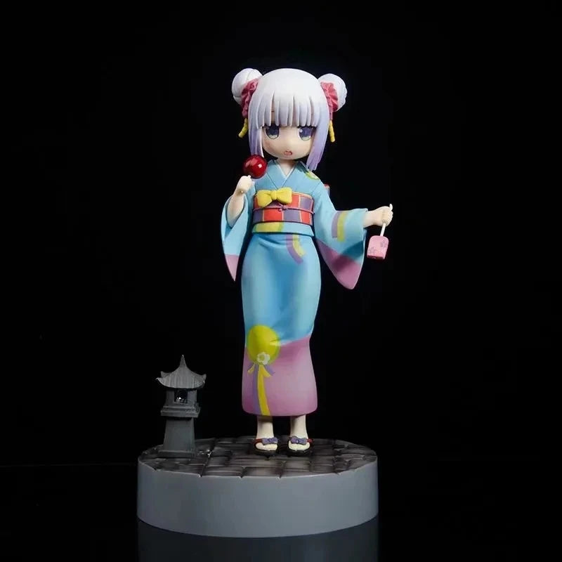 Miss Kobayashi's Dragon Maid Kanna Kamui Action Figure 1/8 Scale Painted Figure Kimono Version PVC Figure Toy Brinquedos Anime