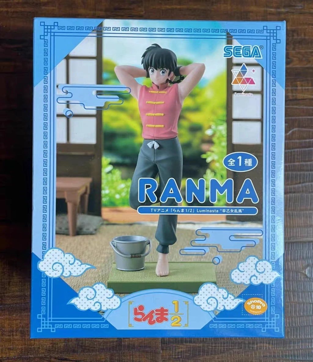 Genuine Sega Ranma 1/2 Luminasta PM Figure Shampoo Saotome Ranma Tendou Akane Original Anime Figure Model Collector Figurine Toy