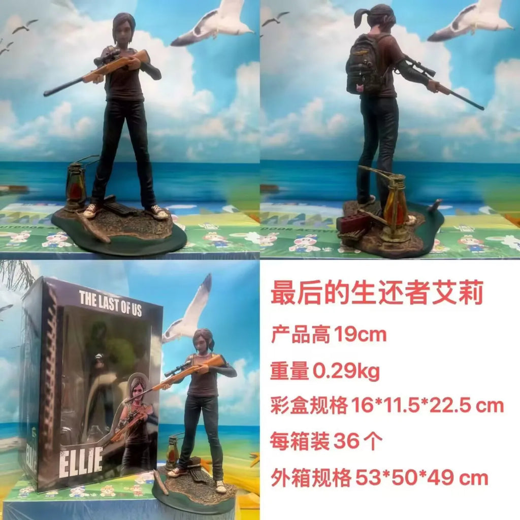 In Stock Anime The Last Of Us Figure Ellie Williams Action Figures Joel Miller Figurine Pvc Doll Desk Decora Statue Collection