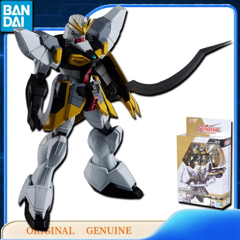 Bandai Original XXXG-01SR SANDROCK GU-13 RX-93 V GUNDAM UNIVERSE GU-14 Anime Action Figures Toys Kids Gift Model Ornaments