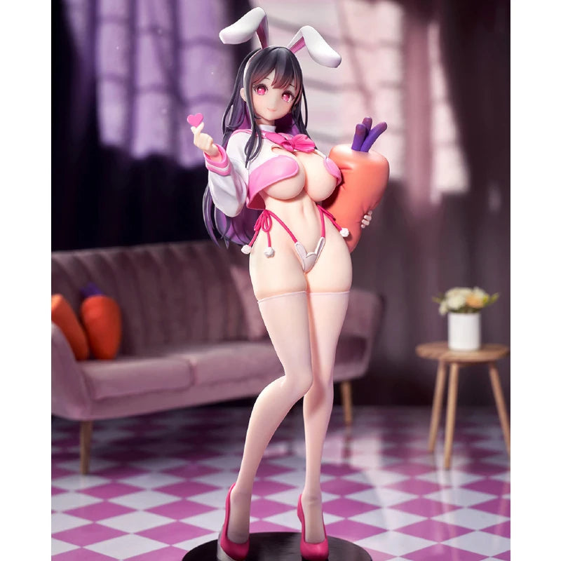 Genuine Original AniMester JK Bunny Girl Uno Sakura Love Injection 1/6  Action Figure PVC 29CM Collectible Model  Ornament Gift