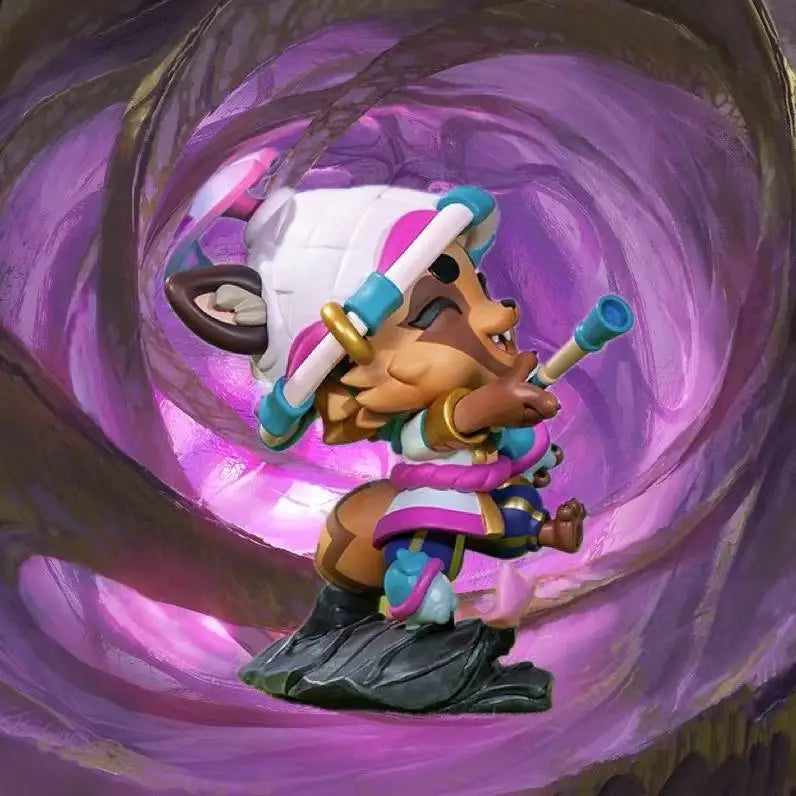 Spirit Blossom Teemo Figure Genuine Original Packaging Brand New（We don't have in-game icons to give away）