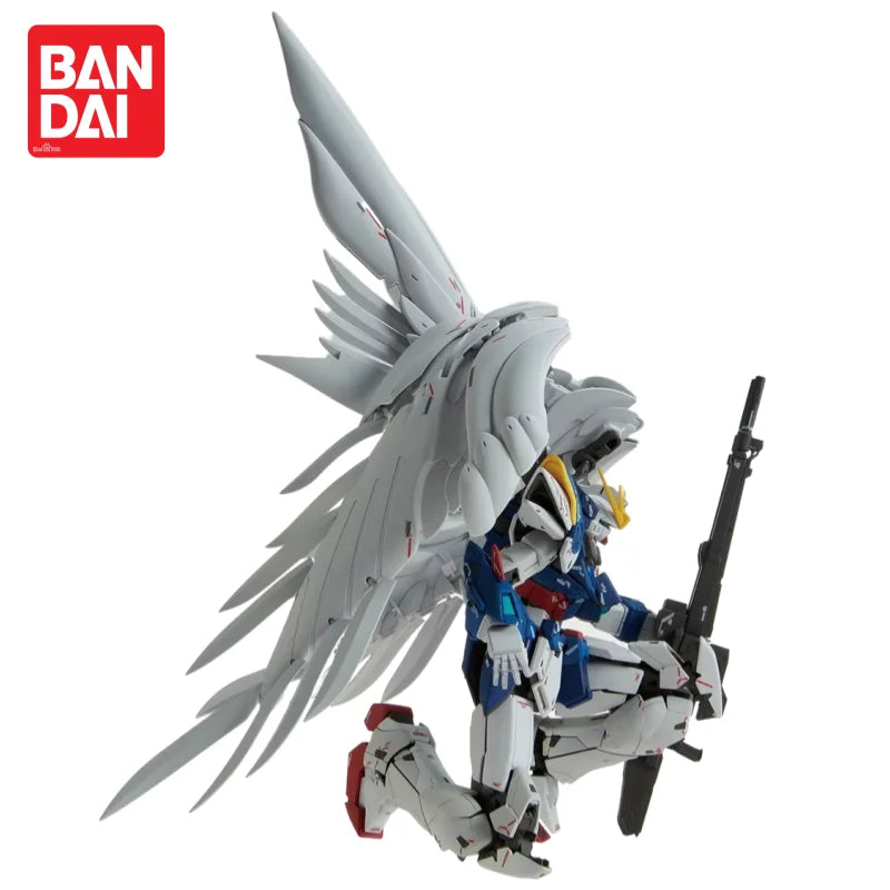 Bandai Mg 1/100 Wing Zero Custom Ew Ver. Fallen Angel Ka Edition Gundam Plastic Model Mecha Warrior Figure Educational Toy