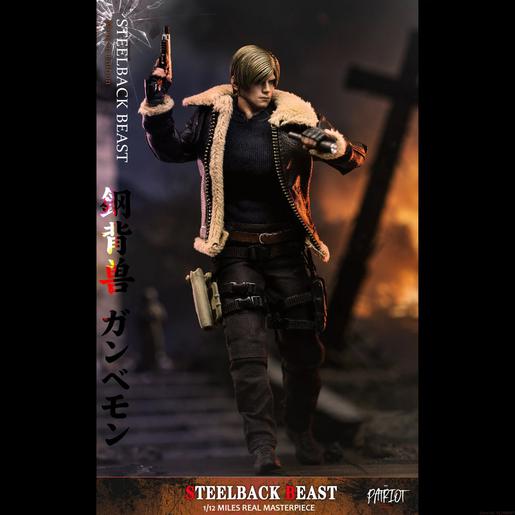 Patriot Studio Steelback Beast 1/12 Miles Real Masterpiece Resident Evil Leon S. Kennedy Collectible Anime Figure Gift