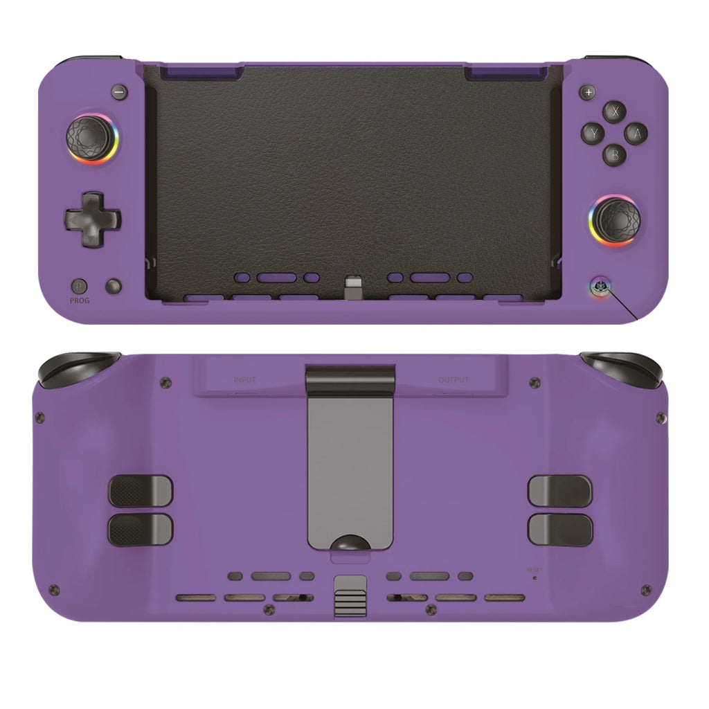 for SwitchOLED with host bracket PD fast charge function vibration 6-axis continuous emitting Hall rocker RGB wired handle