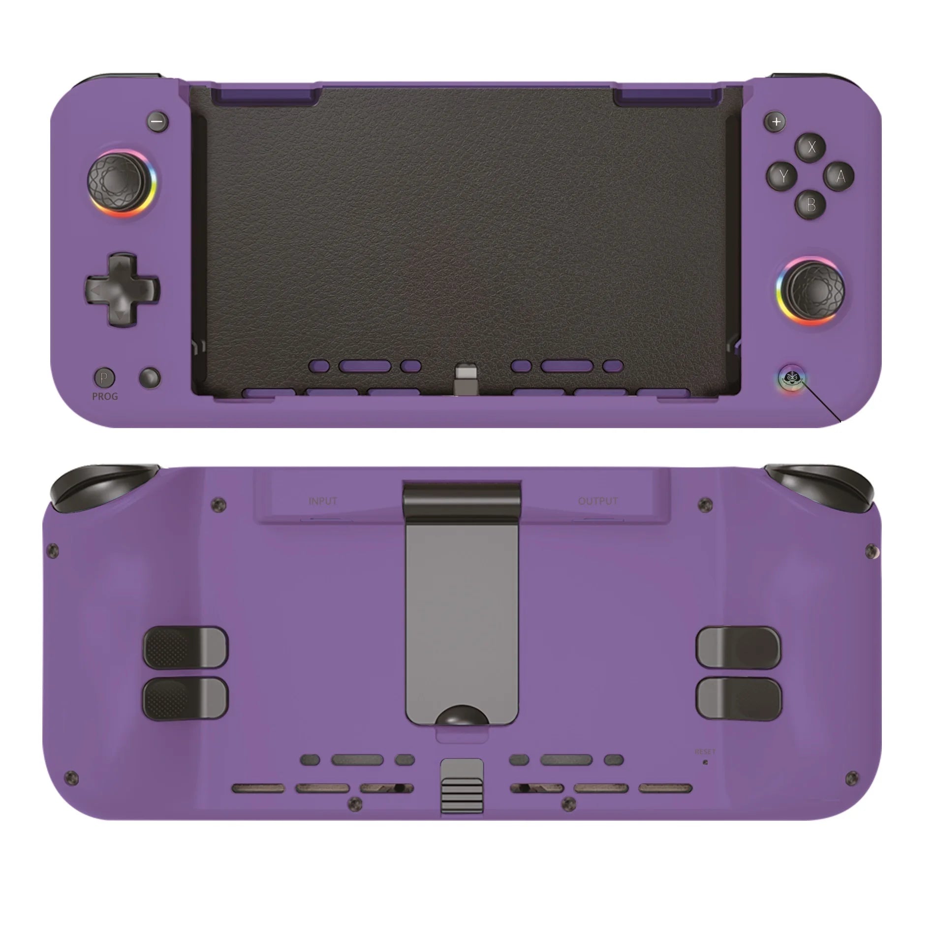 for SwitchOLED with host bracket PD fast charge function vibration 6-axis continuous emitting Hall rocker RGB wired handle