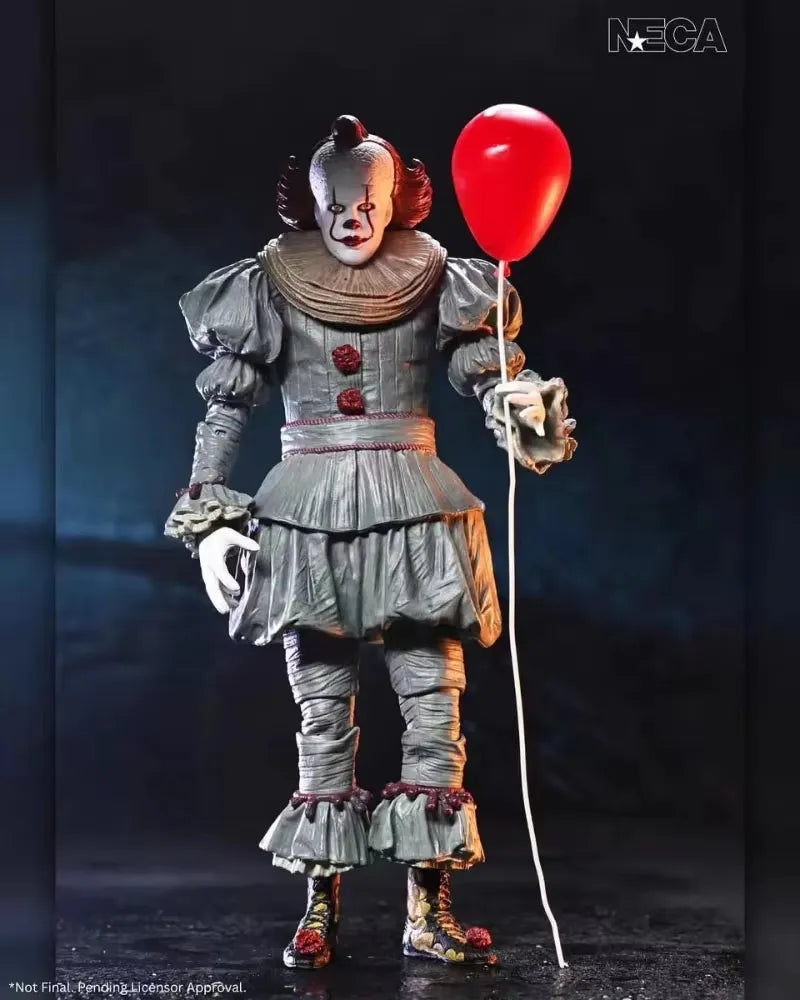 NECA Pennywise Figure Welcome to Derry Ultimate Pennywise 7” Scale Action Figure Model Horror Halloween Gifts