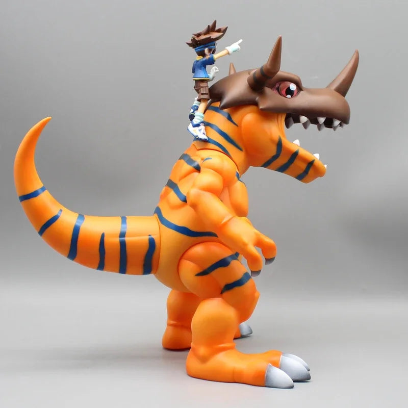 Digimon Collectible Figures Taiyiya Ancient Beast Evolution Greymon Animation Peripherals 30cm Toy Vinyl Model Ornaments Present