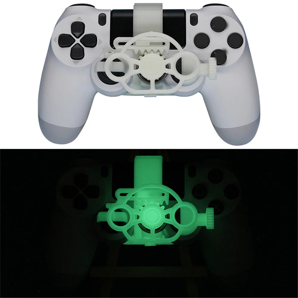 For PS4 Controller Racing Games Mini Steering 3D printing Wheel Auxiliary Controller Game Joystick Simulator Gamepad