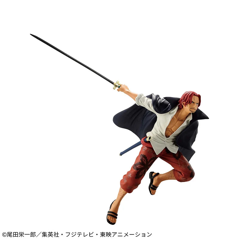 In Stock Bandai Original Banpresto ONE PIECE BRC Shanks Anime Action Figure Model Figures Toys