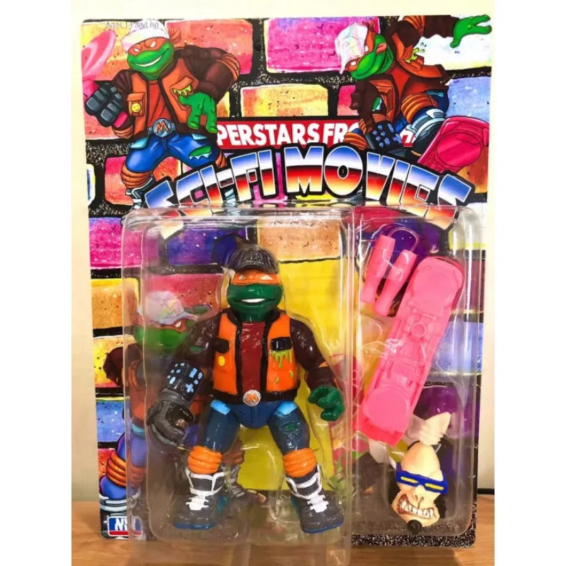 NIX X TURBOPORK Original First Edition Ninja Turtles Halloween Limited Edition Zombie Turtles Michelangelo Exclusive Model Toy