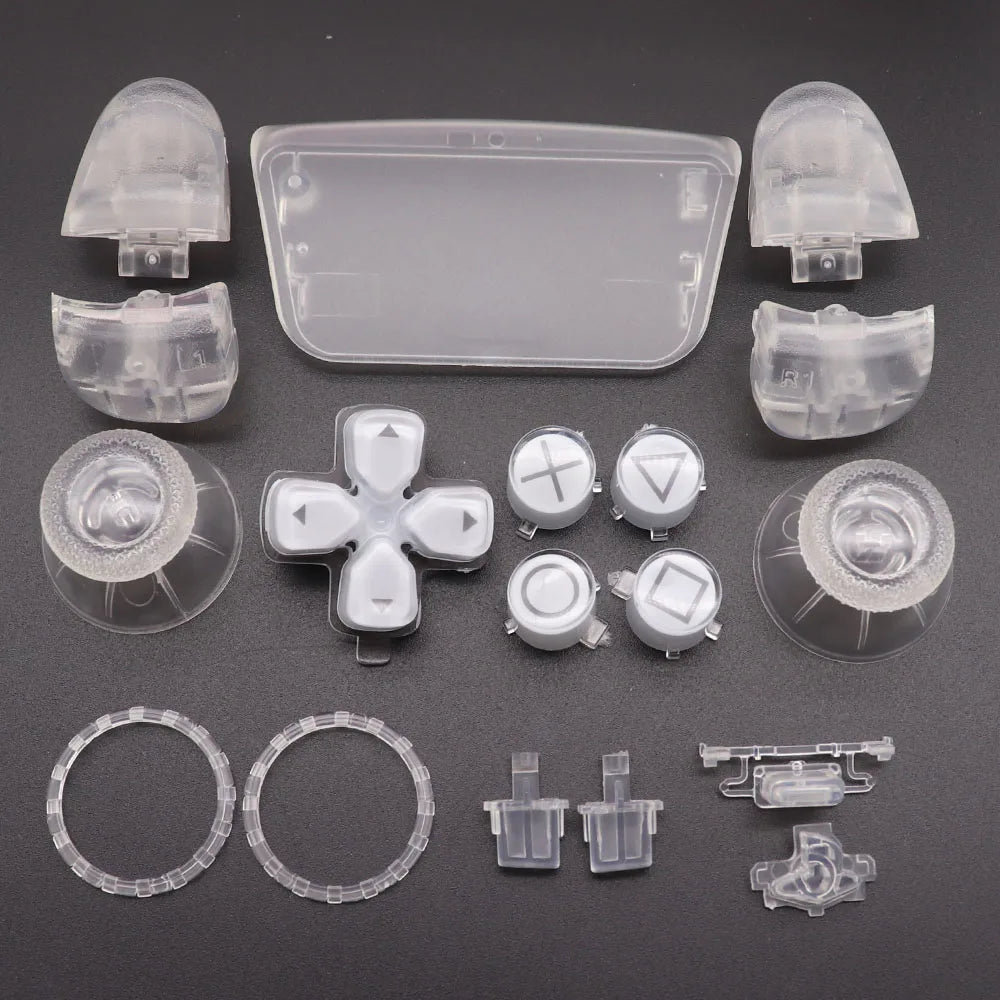 Ersatztasten-Set D-Pad L1 R1 L2 R2 Trigger-Taste Schlüssel-Akzentring für PS5 V3 3.0 BDM-030 Controller
