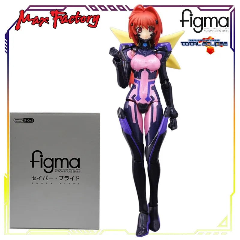 Max Factory Original Figma Muv-Luv Alternative Series Huang Wei Yi Anime Action Figure Model Toys Movable Model Gifts Fo Boys