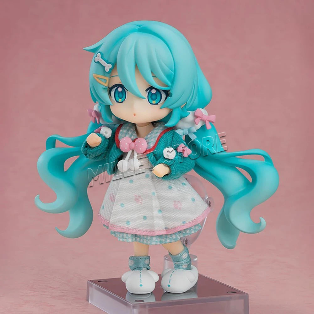 Original GSC Hatsune Miku 01 Doll Vocal Series PVC Loungewear Outfit Ve  Anime Figure Model Collection Toy Gift