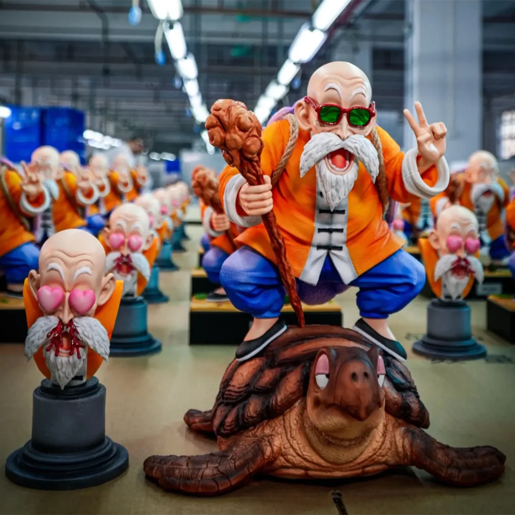 Jt Statue Dragon Ball Z Kame Sennin Figur Meister Roshi Umigam Krillin Goku PVC Statue Actionfiguren Sammlung Modell Spielzeug Geschenk
