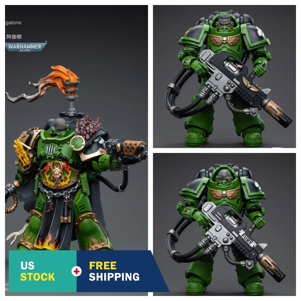 HIPLAY JOYTOY Salamanders Eradicators Sergeant Bragar Captain 1/18 Scale Action Figure