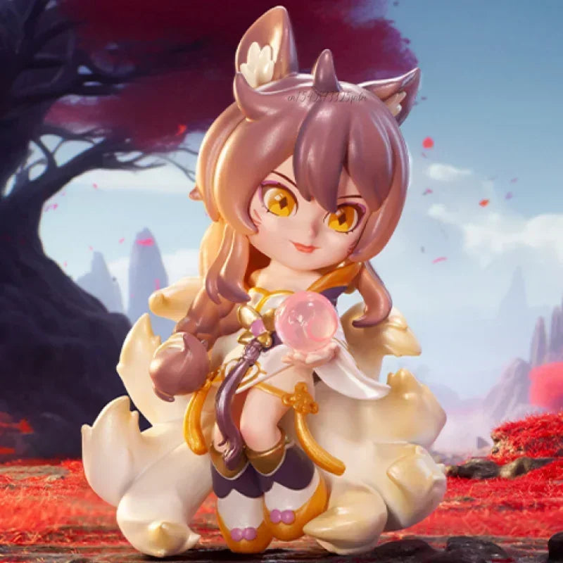 POP MART The League of Legends Classic Character Series Blind Box Toys Kawaii Anime Action Figure Surprise Mystery Box Doll Gift