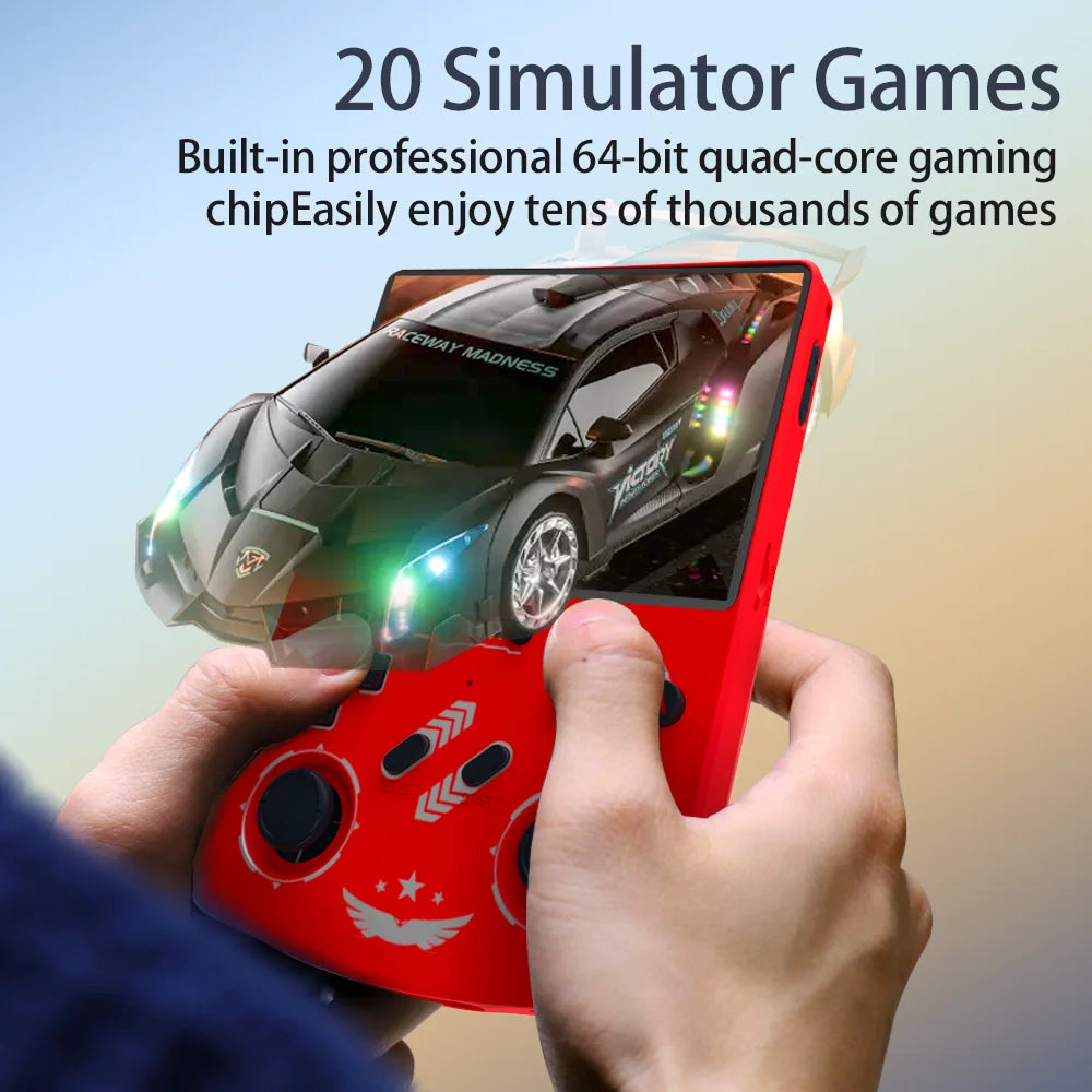 New R40XX Portable Gaming Console - Linux OS 4.2-inch IPS Display 4000mAh Battery Open-Source System (ArkOS) Retro Gaming Consol