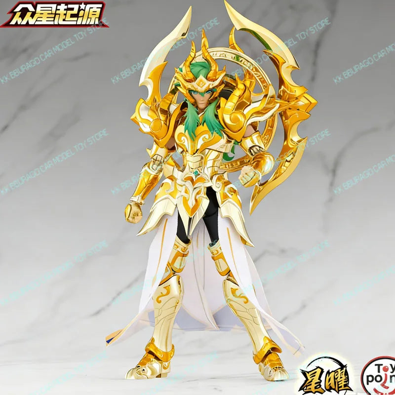 Toypoint/Tp Saint Seiya Action Figure Capricorn Shura Myth Cloth Gold Knights Accessory Model Kit Collectible Level Figurines
