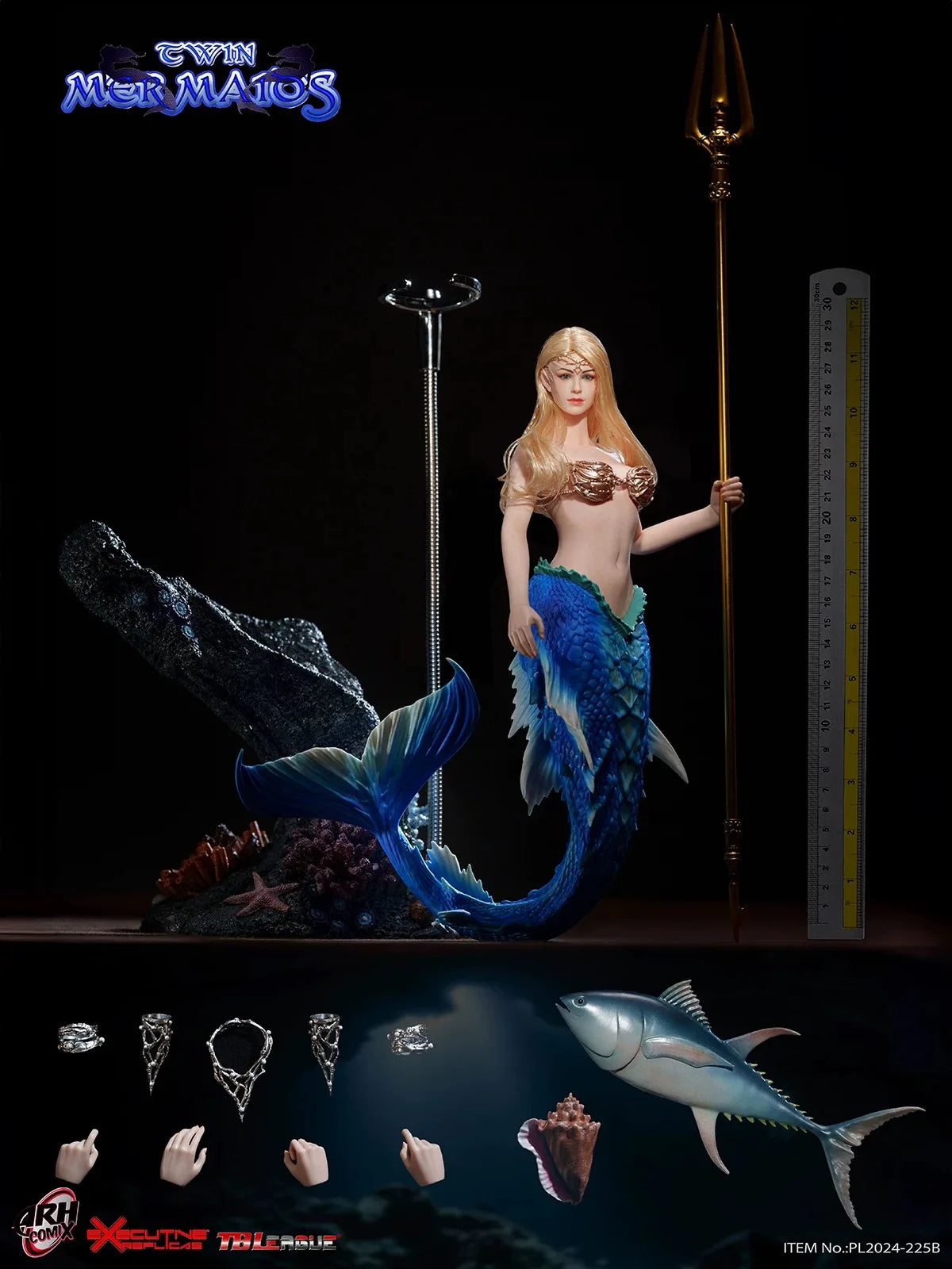 【In Stock】TBLeague PL2024-225A PL2024-225B Mermaios 1/6 Action Figure Collection