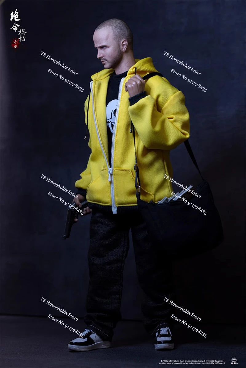 ZGJKTOYS 1/6 JK-003 Old White JK-004 Young Boy Pinkman Delicate 12" Man Soldier Model Breaking Bad Fans Collection Gift
