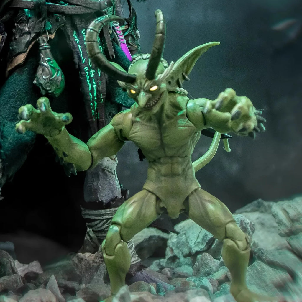 Undead Warlock Baron Salman 1/12 Scale Collectible Action Figure Set Original Memory Toys Anime Peripheral Little Demon Soldier