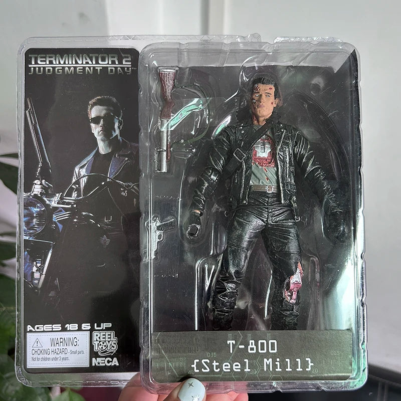 NECA The Terminator T-800 T-1000 Endoskeleton PVC Action Figure Collectible Model Toy 7 Types 18cm