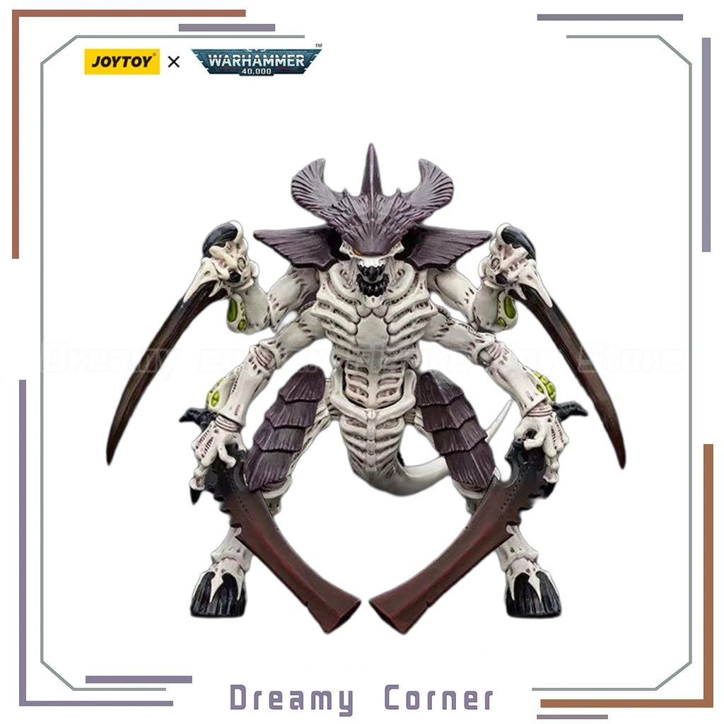 【In Stock】JOYTOY Warhammer 40K Tyranids Hive Fleet Leviathan Tyranid Warrior with Boneswords 2 1/18 Action Figure Articulated