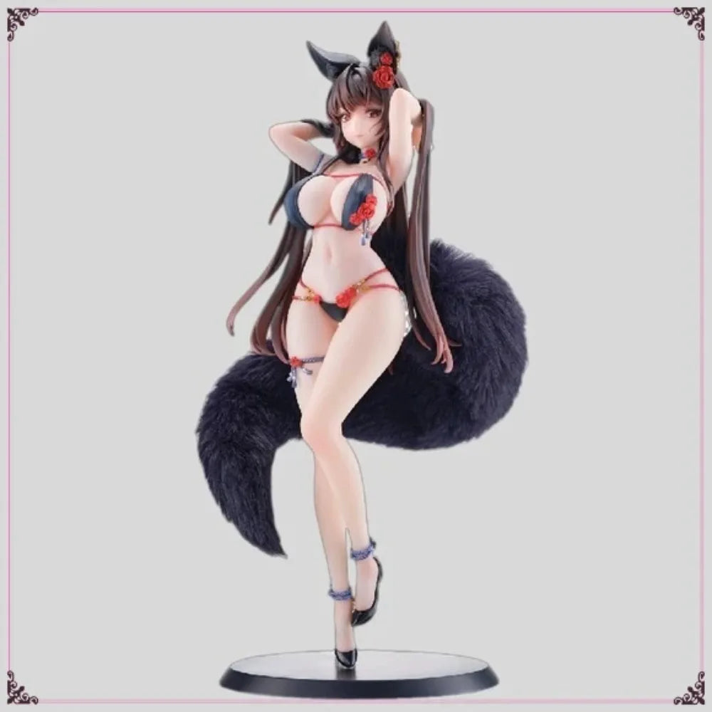 In Stock Brand New Original Painting Rose Bara Fox Girl Chasing Eyes 1/6 Scale Anime Figure Model Toy