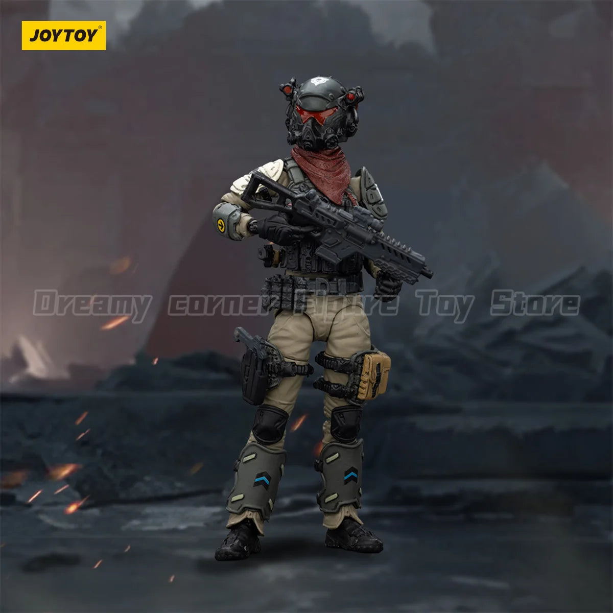 【In stock】JOYTOY Stellar Scar Assault Team Darksilicon Firesulfur Gravelgold Titanite Ghostmanganese 1/18 Action Figure Toys