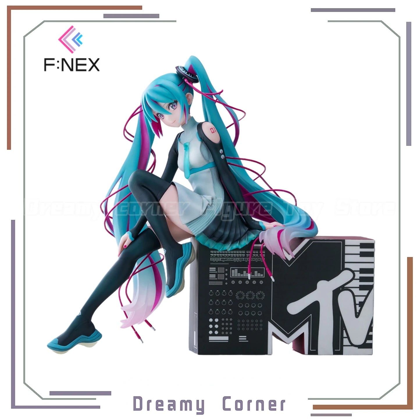 【In Stock】Original F:NEX Piapro Characters Hatsune Miku MTV 1/7 Scale Figure Model Gift Toy