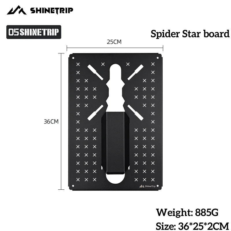 ShineTrip 05 Series IGT Table Top Free Combination Table Plate Folding Table tactical accessories Camping BBQ tables boards