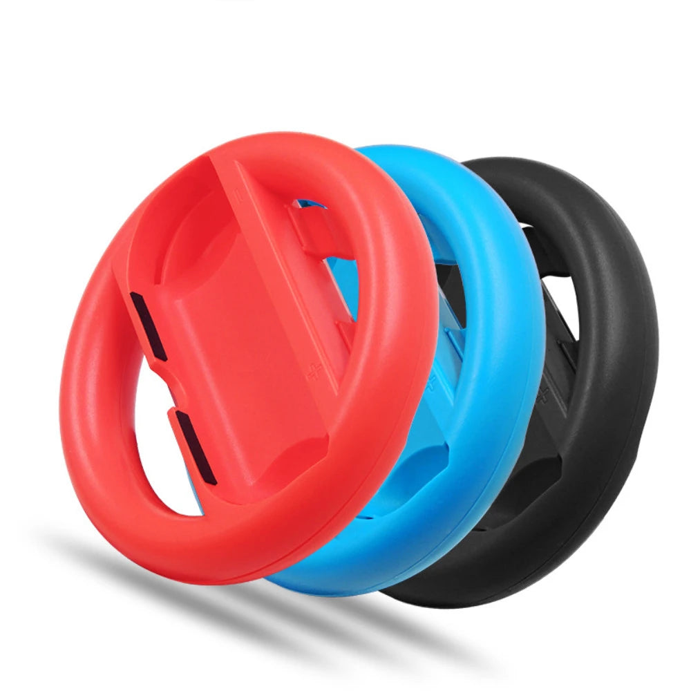 2pcs Racing Steering Wheel for Nintendos Nintend Switch Joy Pad Controller Handle Grips for Nitendo Switch Games ABS Material
