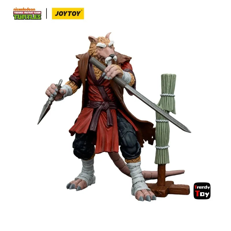 In Stock JOYTOY 1/18 Action Figure TMNT Ninja Turtles Splinter April O'Neil Anime Model Toys Gifts Collection