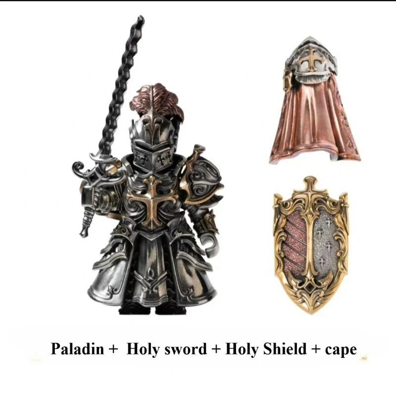 Original Paladin Figurine Magnetic Detachable Ornaments Great Player Crusader Home Desktop Decor Copper Pendant Gift Souvenir