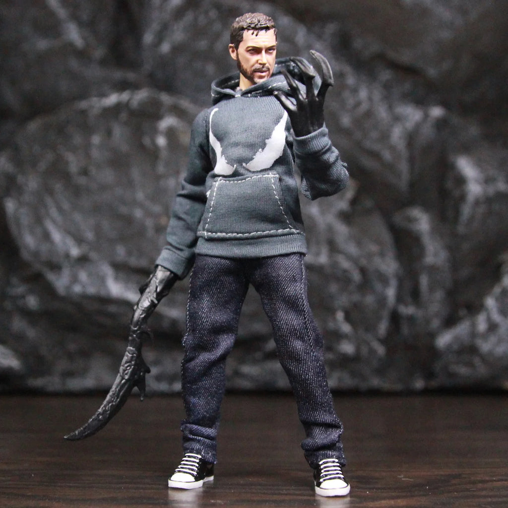 Venom Edward Brock Movie 6" Action Figure Tom Hardy Spider man Carnage Symbiote 1:12 one:12 1/12 Clothing Toys Doll Model