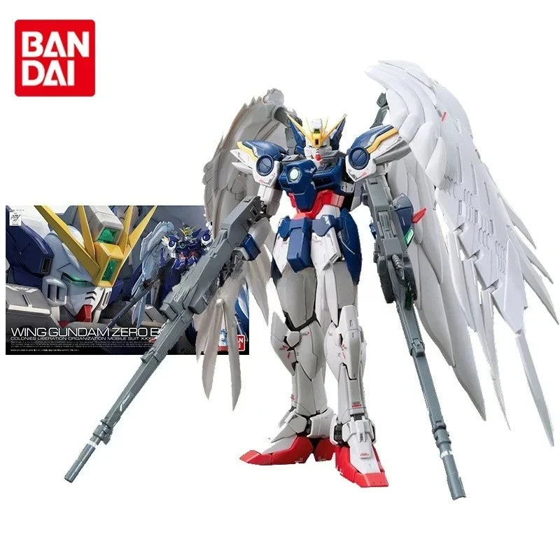 Bandai Gundam Modellbausatz Anime-Figur RG 17 1/144 Wing Gundam Zero EW Echte Gunpla Anime-Figur auf Lager