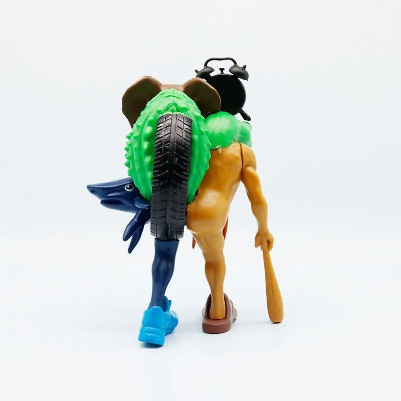 Italienische Brainrot Figur Monster Fusion Edition Tungtungtung Sahur Figur Tralalero Tralala Spielzeug Cartoon Modell Ornament Geschenke
