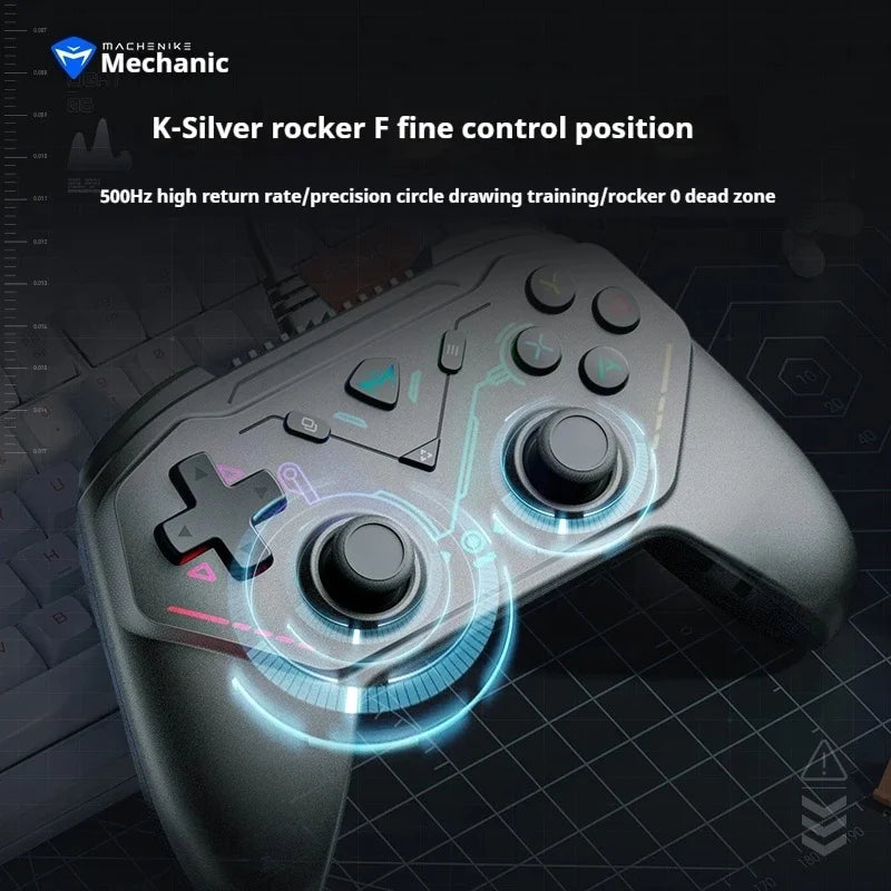 G3S Gamepads wired game controller linear effect joystick RGB 8-channel mechanical tactile D-pad suitable for PC Android gift