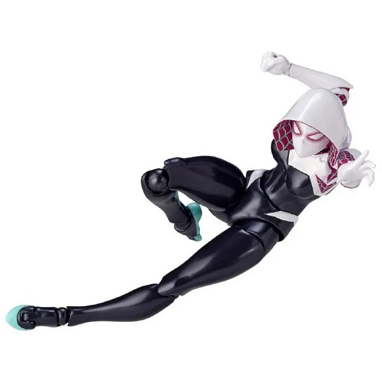 New Anime Comics Hero Woman Spider Man Yamaguchi Style Action Figures Gwen Joint Movable Model Figurines Kids Toys Fans Gift